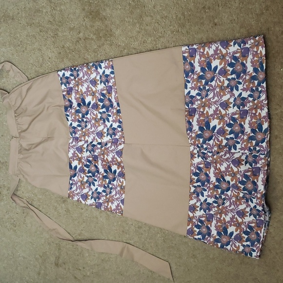 NWOT Sachin & Babi for Anthropologie Jacquard Tiered Belted Maxi Skirt Size 4 - Picture 11 of 14